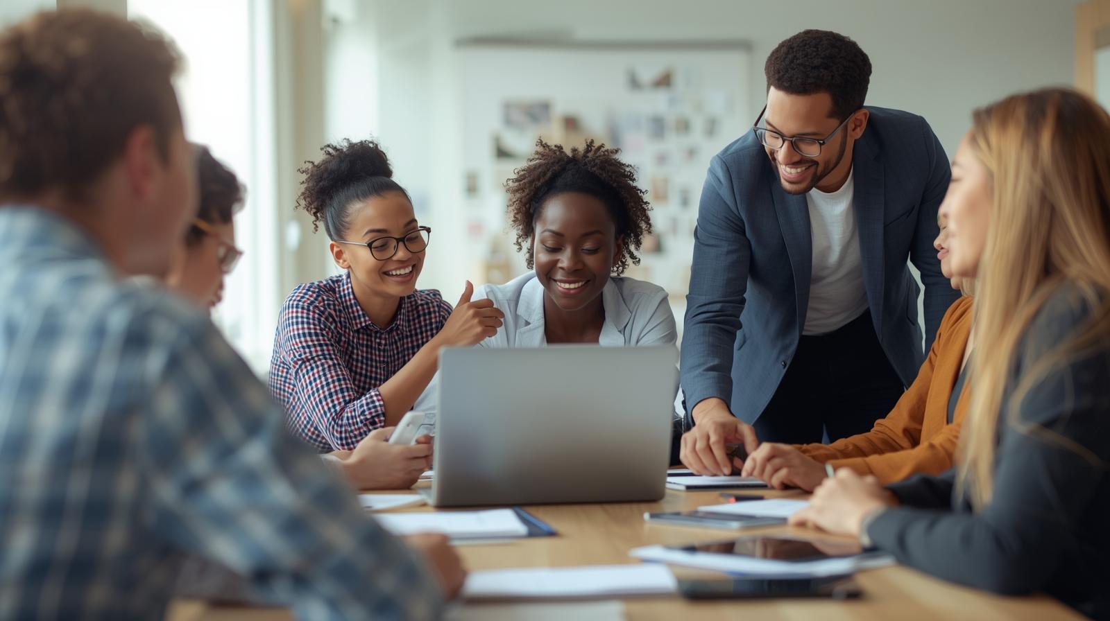 Mentorship program management illustration